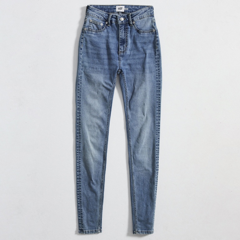 High waist skinny jeans "Snake"